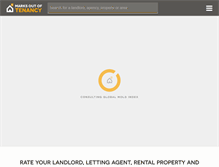 Tablet Screenshot of marksoutoftenancy.com